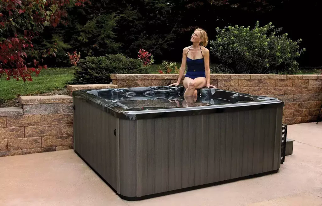 Nice install PDC hot tub